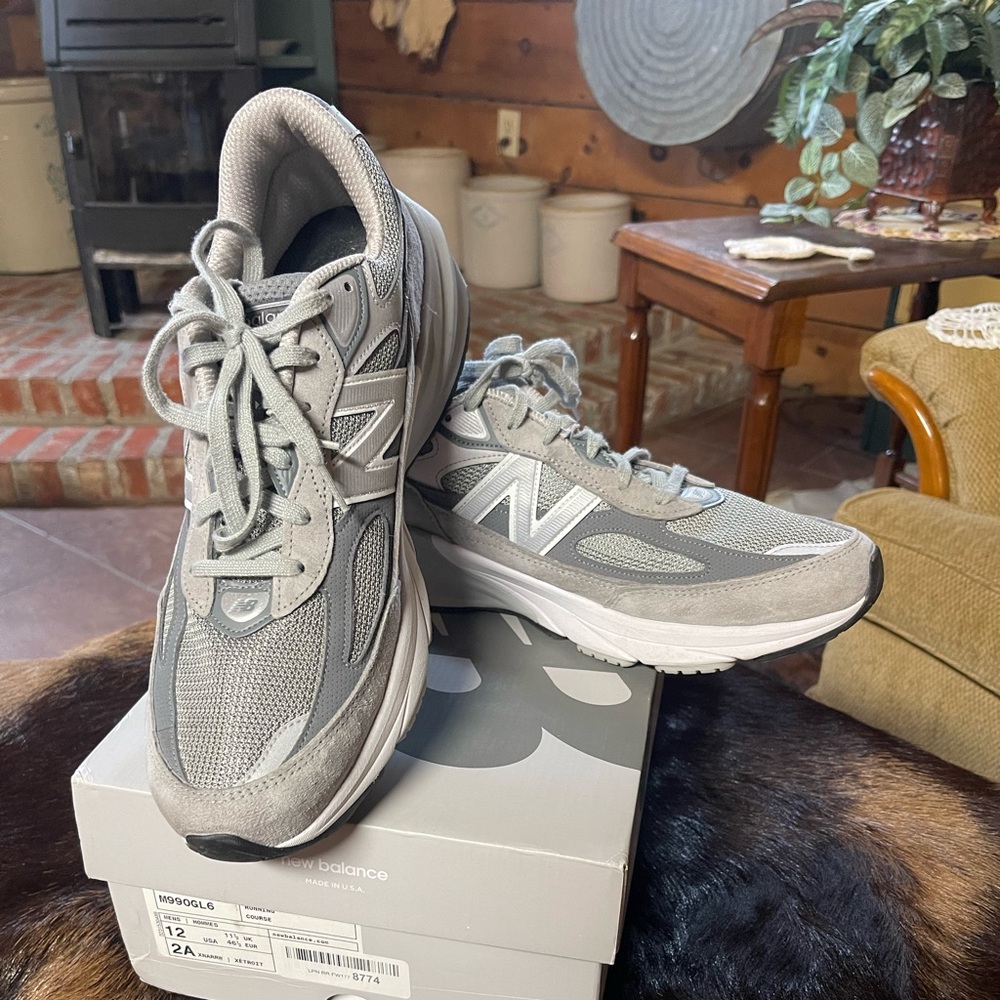 New Balance Gray Running Tennis Shoes